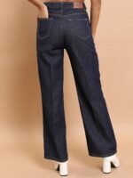 Tokyo Talkies Straight |Jeans Pant|Blue,White & Black Jeans - Image 3