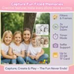 Toy Imagine Kids Digital Camera 48MP with 2 Screens & 1080p Video, Unicorn - Image 4