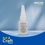 Bondtite Quick Art & Craft Glue, 10g | High-Viscosity, Non-Drip Adhesive | Clear Finish, Repositionable Glue for DIY Craft Projects, Home & School Use - Image 3
