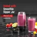 Rico 1000W Juicer Mixer Grinder for Kitchen & Home (Mixie) | 4 Jars (3 Steel + Nutri Sipper) for Smoothies, Chutney, Masala & Batter | Heavy Duty 18000 RPM | ISI Marked | 5 Yr Warranty - Image 4