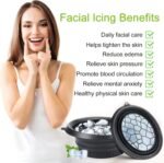 VEDORA 4 in 1 Skincare Combo Kit for Men & Women | Ice Roller + Ice Facial Bowl + Jade Roller & Gua Sha + Silicone Body Scrubber | Face & Body Care Set - Image 6