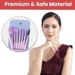 TEMPERIA (Pack of 8) Small Size Makeup Brush Set - Soft Bristles Make Up Brushes Sets Kit for Foundation, Concealers, Eyeshadow, Blush, Compact Face Powder, Highlighter, Contour, Blending Eye Liner - With Pouch (Random Colors) - Image 7