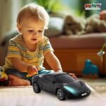 Gooyo GY-231CH Hi-Speed Rechargeable RC Car Toy with Glowing Headlights Feature | User-Friendly RC Car Toy for Kids | Black | in-Built Battery | Gift Box Packaging - Image 7