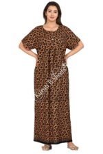Kuruti B Sheets Cotton Nighty for Women — Printed Stylish Night Gown, Comfortable - Image 6