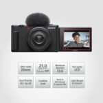 Sony Digital Camera ZV-1F for Content Creators with Ultra-Wide 20mm Prime Lens | Soft Skin Feature | Bokeh | Creative Look | Active Mode Stabilisation -Black - Image 2