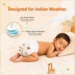 Lovingle Luxury Baby Diaper Pants, Small (S), 5-8kg, 34 Count | 9PM-9AM Protection | Diaper Change Indicator | Easy Throw Tape | Indian Baby Fit - Image 7