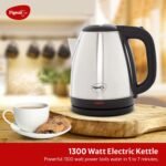 Pigeon Amaze Plus Electric Kettle 1.5 L, 1300 Watt, Stainless Steel Body with Auto Shut-off Feature Used for Boiling Water - (Silver) - Image 2