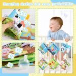 SNOWIE Soft 6Pcs Cloth Books for Babies 0 to 3 Years, Sensory Crinkle Sound - Image 6