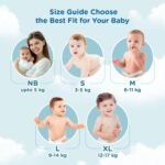 Mee Mee Premium Breathable Baby Tape Diapers (NB, 16 pcs) | Skin-Friendly Super Absorbent Cotton-Soft Diapers with Wetness Indicator | Newborn 0–3 Months - Image 9