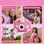 Toy Imagine Kids Digital Camera 48MP with 2 Screens & 1080p Video, Unicorn - Image 6