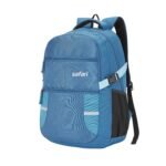 Safari Omega Spacious/Large 5 Compartment Laptop Backpack With Raincover, College Bag, Travel Bag For Unisex, Teal, 30 Litre - Image 2