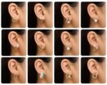 Shining Diva Fashion 12 Pairs Set Earrings for Women Girls with Stylish Organizer Box | Valentine Birthday Rakshabandhan Gifts for Girls Girlfriend Wife Sister - Image 5