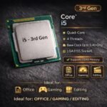 Assembled Desktop PC Core i5 3rd Gen (3470) Up to 3.60GHz | 8GB DDR3 RAM | 256GB SSD | Windows 10 Pro + MS Office | WiFi | HDMI & VGA | USB 3.0 | Full Metal Cabinet | Home Office Business Computer - Image 6