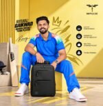 Impulse Empower Premium 25L Laptop Backpack for Men & Women, 15.6 Inch Laptop Bag with Padded Compartment, Office Backpack with Luggage Strap, Chest Strap & Organizer Pockets, Black - Image 2