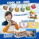 Wembley DIY Instant Print Digital Camera for Kids 3+| Includes Print Rolls, 4GB SD Card & Strap| Fun Birthday Gift for Boys & Girls (Paw Patrol Theme) - Image 7