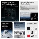 Nothing Phone (3), Black (16GB, 512 GB) | Snapdragon 8s Gen 4 | 50MP + 50MP + 50MP Rear Camera | 1.5K+ 120Hz AMOLED Flexible LTPS Display - Image 3