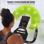 MAXPRO MP20 Spin Bike | Exercise Cycle for Home | 120KG Capacity | 8KG Flywheel | Adjustable Resistance | Silent Belt Drive | Comfortable Seat Cushion | Indoor Cardio Workout Fitness Bike - Image 3