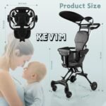 Kevim Baby-Travel-Light, Portable Compact Toddler for Removable Travel for Airplane, Mini Umbrella Stroller Lightweight,only 6 lbs,Weight Capacity 55 lbs - Image 6