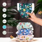 SuperBottoms UNO Pull-up Pant Style Diaper | Cloth Diaper for Babies | Reusable, No Tapes, Easy to Wear, Designed for Active Little Ones | 3M – 3Y | Pack of 1 - Image 6