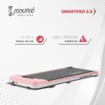Cockatoo Smartpad 3.0 (3HP Peak) Walking Pad for Home with Remote, Max User Weight 90 Kg, Walkpad with Manual Adjustable 2 Incline Levels and 1-8 Km/Hr Speed Range, White and Pink - Image 6