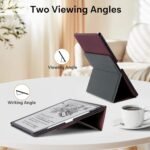 CoBak Kindle Scribe 3rd Generation 2025 Case,Kindle Scribe Colorsoft 11 inch Dual Viewing Angles PU Leather Case with Auto Sleep/Wake Feature Pen Holder Fig - Image 5