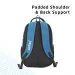 Safari Omega Spacious/Large 5 Compartment Laptop Backpack With Raincover, College Bag, Travel Bag For Unisex, Teal, 30 Litre - Image 7