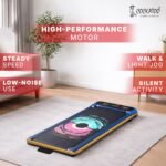 Cockatoo SmartWalk 2AHG Walking Pad for Home 2HP-3.5HP Peak, Under Desk Walk Pad with Handle, Max Speed 10Km/Hr, 3 Level Manual Incline 6 Automatic Program, Max User Weight 110Kg -Gold - Image 6