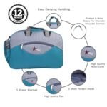 Perfect Star 65L Duffle Bag for Travelling | Lightweight Polyester Trolley Bag with Wheels | Hand Carry Travel Bag for Men and Women | Weekend Trip Luggage Bag (Teal Blue) - Image 5