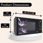 LG 20 L Solo Microwave Oven (MS2043BP, Black, Health plus Menu, I-Wave Technology, Indian Cuisine, Even Reheat & Defrost, Auto Cook Menu, Anti-Bacterial Cavity & Steam Clean) - Image 4