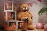 HUG 'n' FEEL SOFT TOYS Soft Toy Teddy Bear Plush & Stuffed Toys (4 feet, Brown) - Image 2