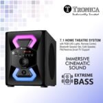 TRONICA Donald Upgraded PRO 7.1 65W Home Theatre System with RGB LED Lights, Remote Control, Bluetooth Speaker Set, FM, Pendrive,Smart TV Support - Image 6