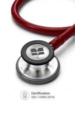 Knya 6sense Lite Stethoscope for MBBS Medical Students, Doctors & Nurses | Tunable Diaphragm | Dual-Head Chest Piece for Adult & Pediatric Use | Acoustic Design | Lightweight Stainless Steel | Latex-Free Tubing (Maroon) - Image 4