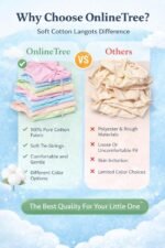 pack of 12 new born Baby's Cotton Cloth Diapers/Langot/nappy U Shaped Washable and Reusable Nappies (Multicolour,0-6 Months) - Image 6