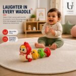 Chicken Toys for Kids, Swinging Chain String Magnetic Hen with Chick Learning to Crawl Spring Toy, Crawling Wind-up Duck, Walking Chicken Cute Windup Toy for Boys Girls Toddler - Image 9