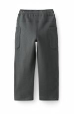 Alan Jones Clothing Boys Regular Mid Rise Solid Plush Pants with Pockets - Image 2