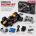 Storio RC 4x4 Formula F1 Drift Smoke Car 1:14 Scale | Hand Gesture Sensor & Remote Control | 2.4GHz High Speed Racing Car with 360° Spin, Lights, Music & Smoke | Toy for Boys & Girls 4+ - Image 6