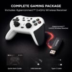 EvoFox One S V2 Universal 3-Mode Wireless Gaming Controller,1000Hz HallSense™ Precision Joysticks, BT, 2.4GHz & Wired, Macros, Fast Type-C Charging, PC, Mobile, Android TV, PS4 & Console Gaming - Image 5