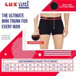 Lux Cozi Men's Cotton Bigshot Trunk - Pack of 3 - Image 3