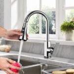 360° Rotating Kitchen Tap Extender, Flexible Faucet Attachment with 2/3 Mode Spray Head, Universal Splash Filter Aerator, Chrome Plated Sink Tap Extension for Kitchen & Bathroom (Silver) - Image 6