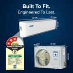 Blue Star 1.46 Ton 3 Star,New Star Rated, Wi-Fi Smart Inverter Split AC (Copper, 5 in 1 Convertible Cooling, AI Pro+, DigiQ Hepta Sensor, Blue Fins,Turbo Cool,Blue Fins (IC318ZXUS, White)) - Image 4