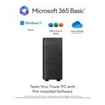 ASUS V501 (2026),Intel Core 3 100U (i3-14th Gen),Intel UHD iGPU, 8GB RAM, 512GB SSD,Windows 11,M365 Basic(1Y)* Office 2024, Black, 6 Kg,V501MV-03100U012WS,with wired Keyboard & Mouse, Desktop Tower PC - Image 11