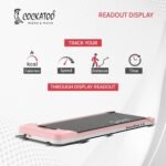 Cockatoo Smartpad 3.0 (3HP Peak) Walking Pad for Home with Remote, Max User Weight 90 Kg, Walkpad with Manual Adjustable 2 Incline Levels and 1-8 Km/Hr Speed Range, White and Pink - Image 5
