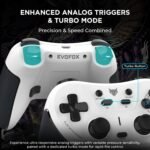 EvoFox One S V2 Universal 3-Mode Wireless Gaming Controller,1000Hz HallSense™ Precision Joysticks, BT, 2.4GHz & Wired, Macros, Fast Type-C Charging, PC, Mobile, Android TV, PS4 & Console Gaming - Image 7