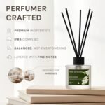 Soul & Scents Lavender and Jasmine Reed Diffuser Set - 100ml with Free 10 Rattan Reed Sticks| Toxin Free & Stress Relief| Long Lasting | Room Freshener for Home, Bedroom & Office| Combo Pack of 2 - Image 8