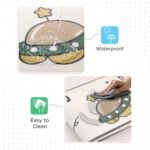 Play Nation Premium Double Sided Waterproof Play Mat for Babies 0 to 2 Years, 8mm Thickness, Newborn Learning Floor Mat, Large & Foldable Crawling Carpet, 6X5 Feet, Space, Multicolor, 1 Count - Image 2