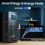 Samsung 330 L, 3 Star, Convertible 5-in-1, Digital Inverter, Frost Free Double Door, WiFi Bespoke AI Refrigerator (RT34HG5A23BXHL, Luxe Black, 2026 Model) - Image 6