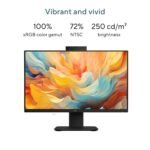 ASUS AiO V440,13th Gen,Intel Core i5-13420H,23.8"(60.4 cm),FHD,16GB RAM,512GB SSD,Win 11,Office 24,Retractable Camera,with Wired Keyboard & Mouse,M365 Basic (1Y) V440VA-KBPC043WS,Black,All-in-One PC - Image 11