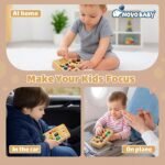 Busy Board for Toddlers | Montessori Toy with Switches, Buttons & Activities | Portable Wooden Busy House | Educational Toy for Baby Boys & Girls Age 2 3 - Image 9
