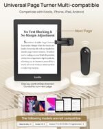 Kindle Holder with Remote Page Turner – Kindle Stand with Remote Page Turner for Bed, Hands-Free Clip Mount, Easy-Adjust Steel Arm (Not Gooseneck), No Text Blocking - Image 6