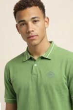 Peter England Men's Regular Fit Insignia Half Sleeve Polo T-Shirt | Cotton Rich | Premium Pique Weave - Image 6